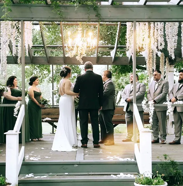Wedding photo at Chatsworth Plantation